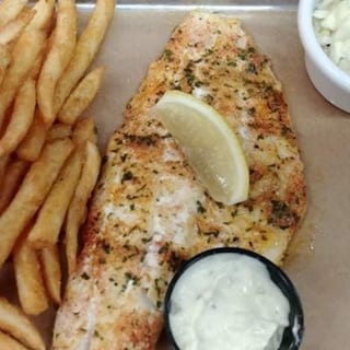 Broiled Fish Fry Platter