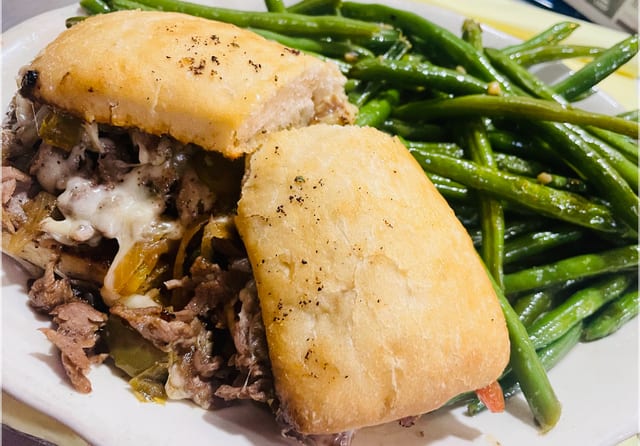 Prime Rib Philly Platter.