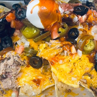 Pit Style BBQ Nachos